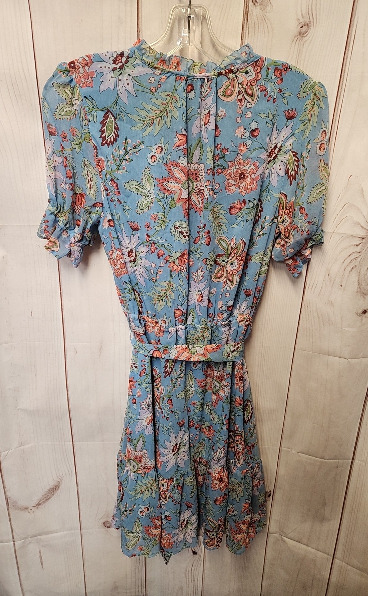 Loft Women's Size S Blue Floral Dress