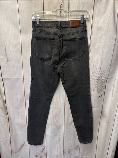 Madewell Women's Size 27 (3-4) Black Jeans 9" High Rise Skinny