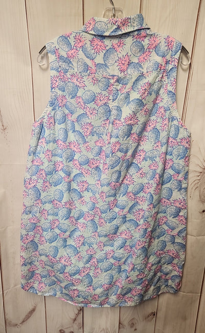 Vineyard Vines Women's Size 16 Blue Dress