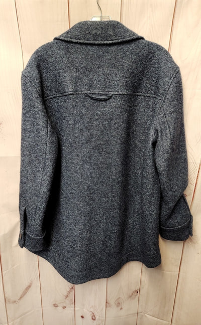 Club Monaco Women's Size L Navy Coat