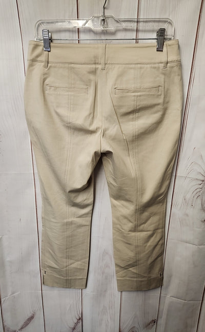 White House Black Market Women's Size 4 Beige Pants Crop Leg