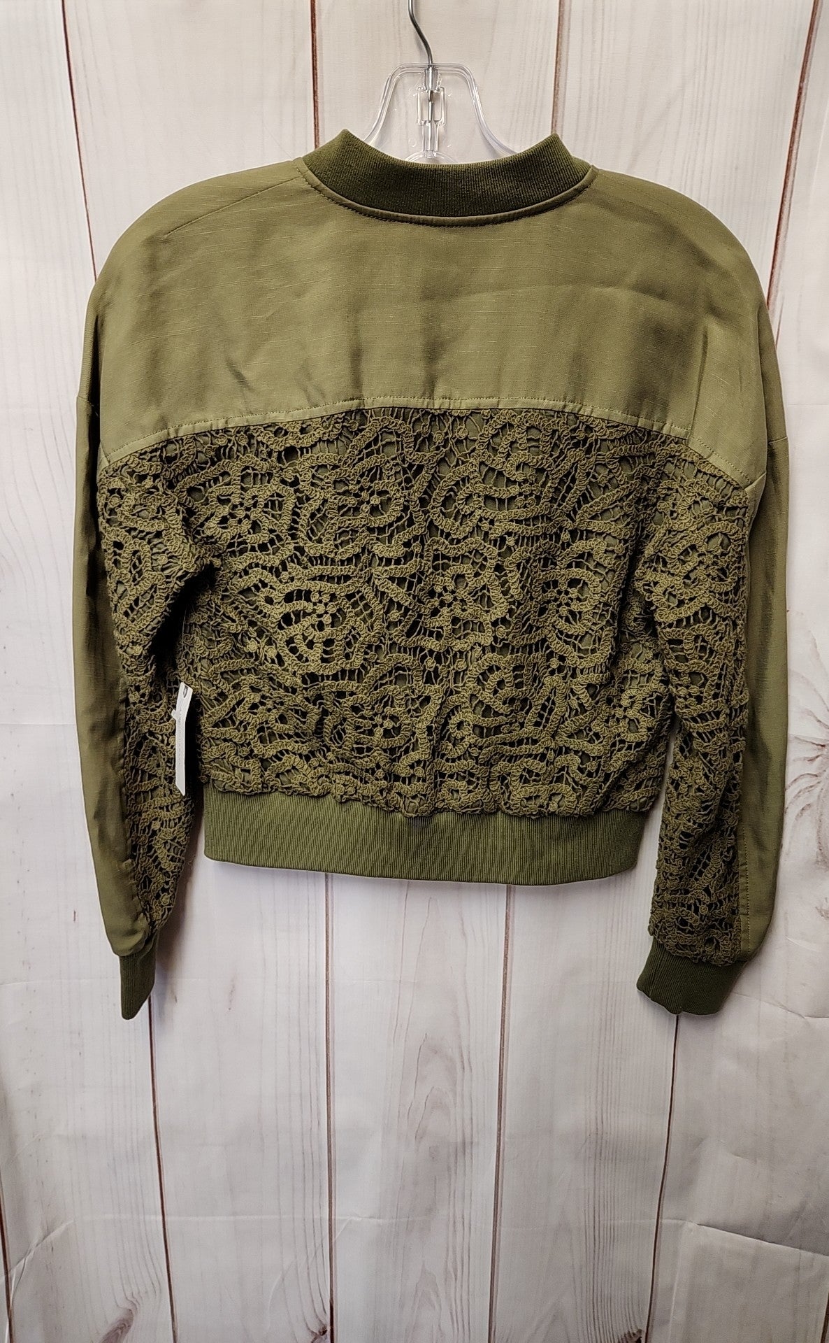 NWT Anthropologie Women's Size XXS Green Jacket