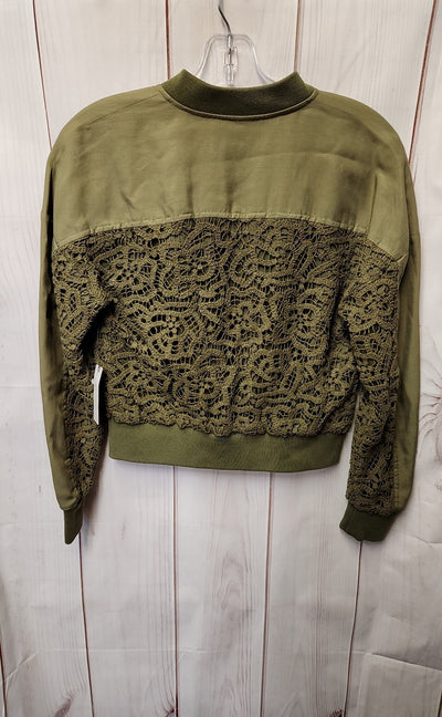 NWT Anthropologie Women's Size XXS Green Jacket