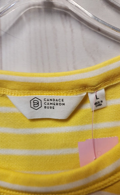 Candace Cameron Bure Women's Size L Yellow Dress
