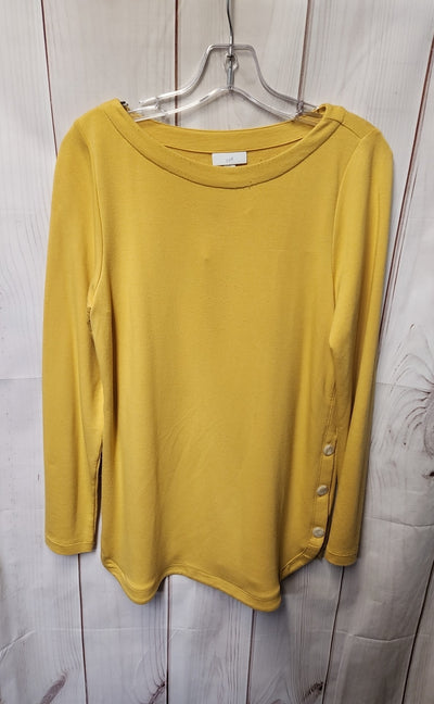 J Jill Women's Size XS Yellow Long Sleeve Top