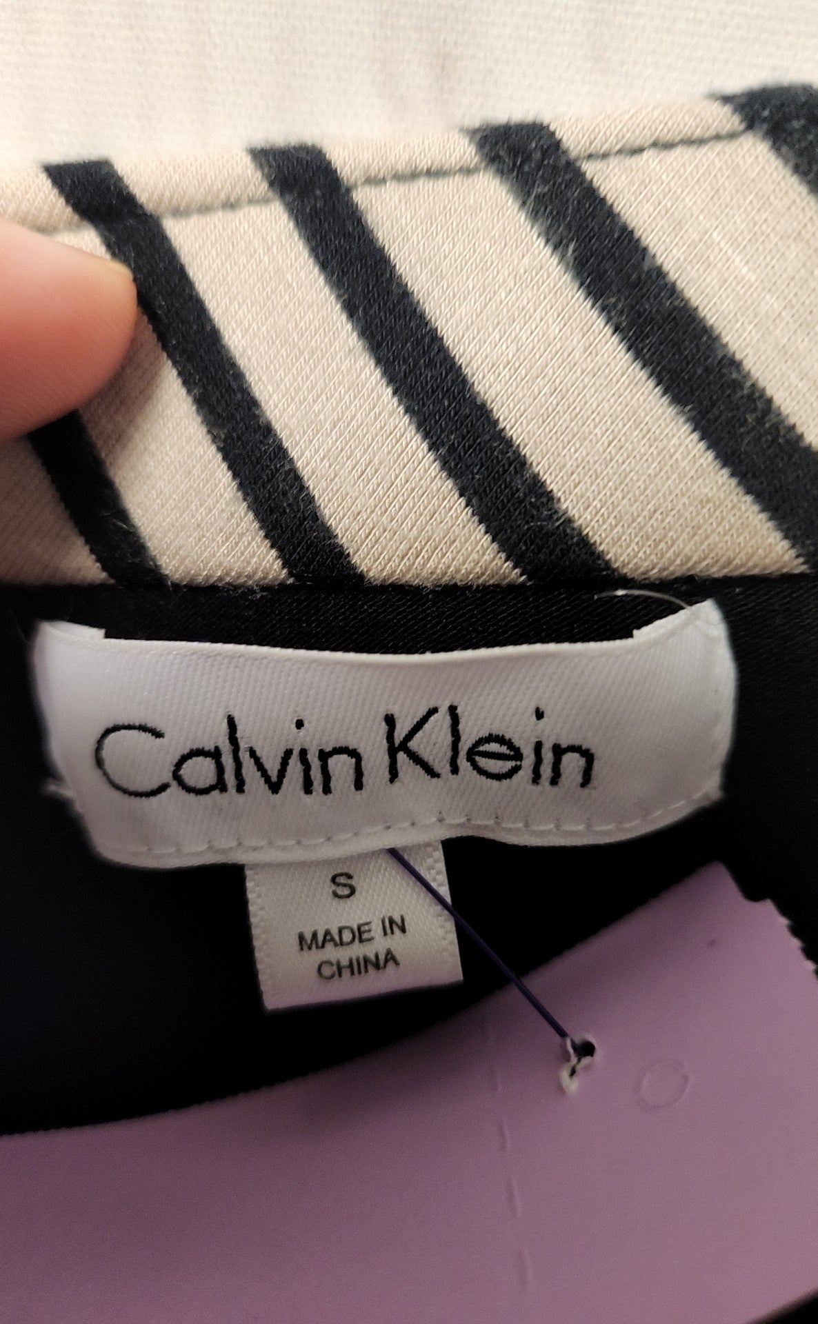 Calvin Klein Women's Size S Black & Beige Skirt