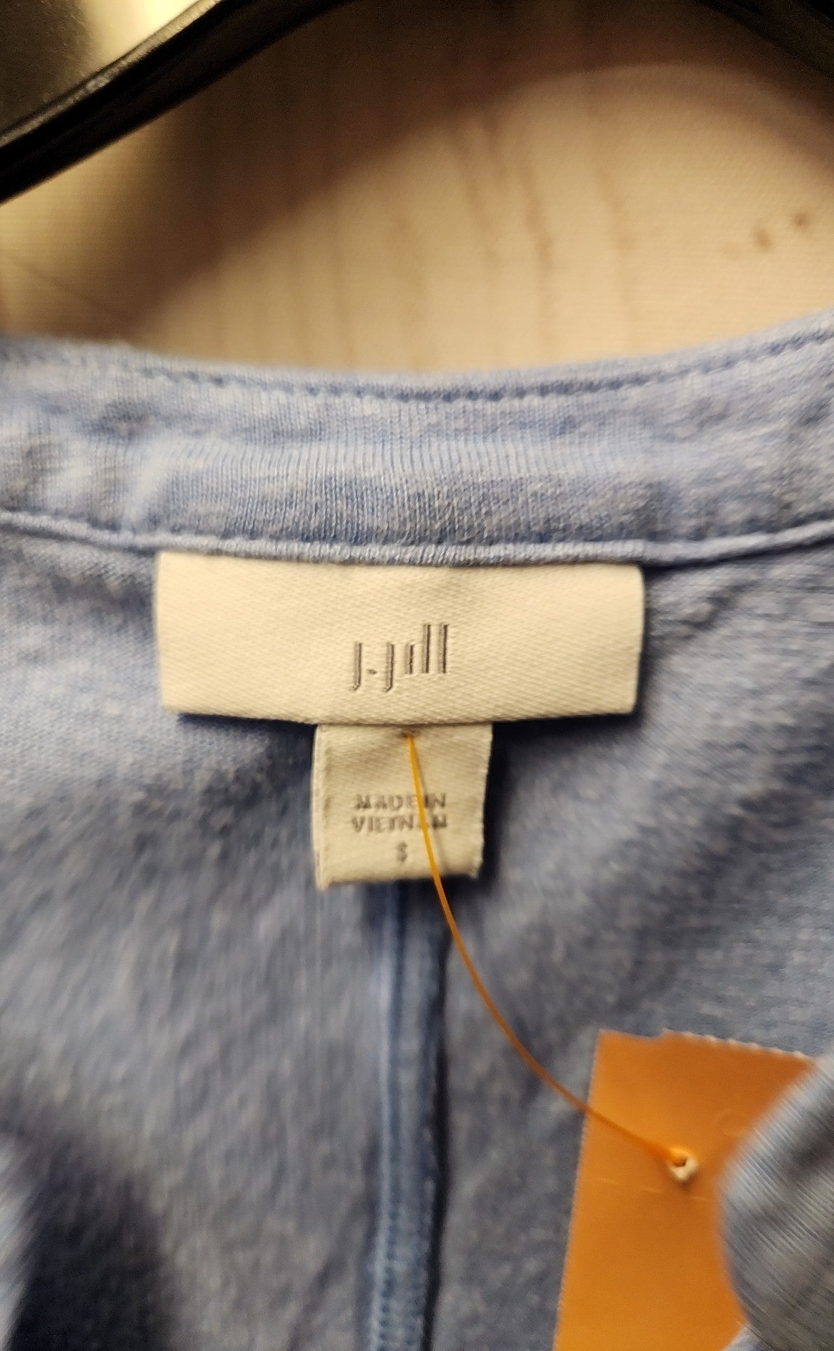 J Jill Women's Size S Light Blue Short Sleeve Top