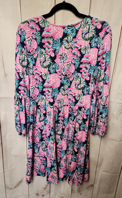Lilly Pulitzer Women's Size M Blue & Pink Dress