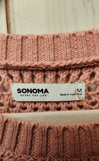 Sonoma Women's Size M Pink Sweater