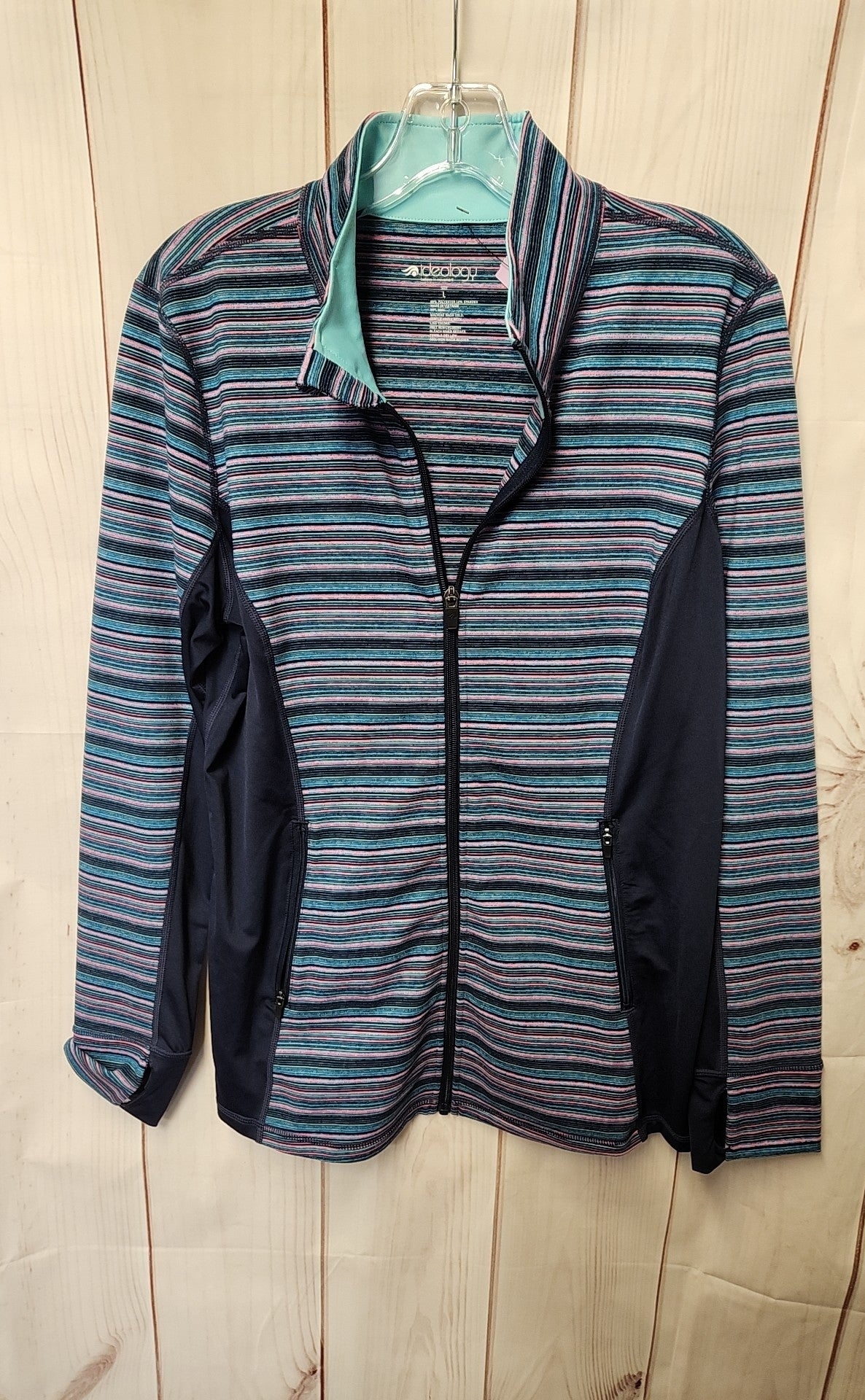 Ideology Women's Size L Blue Active Jacket