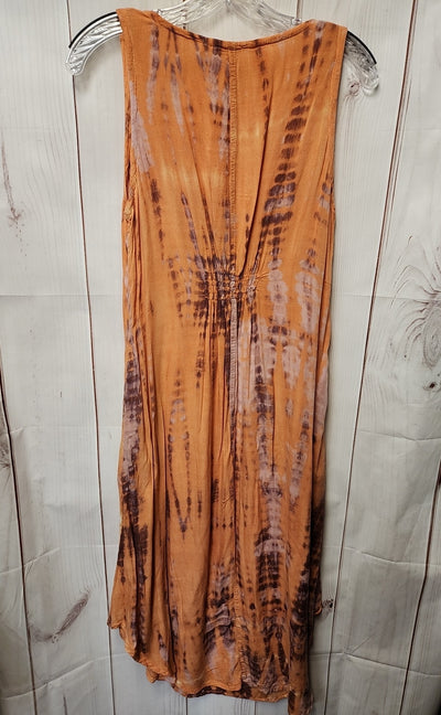 Soft Surroundings Women's Size M Orange Dress