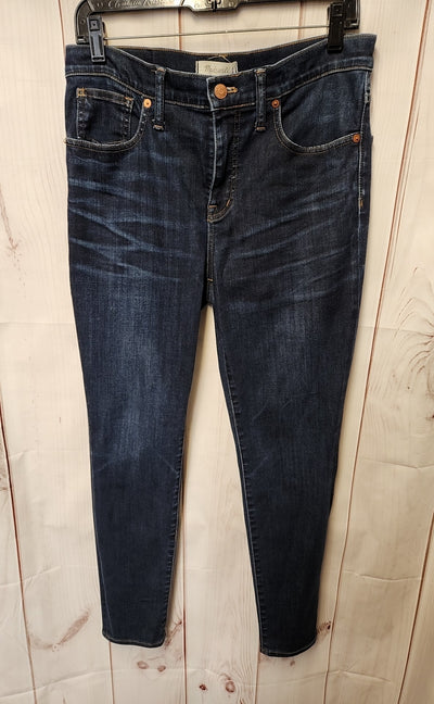 Madewell Women's Size 30 (9-10) Blue Jeans 9" High Riser Skinny Skinny