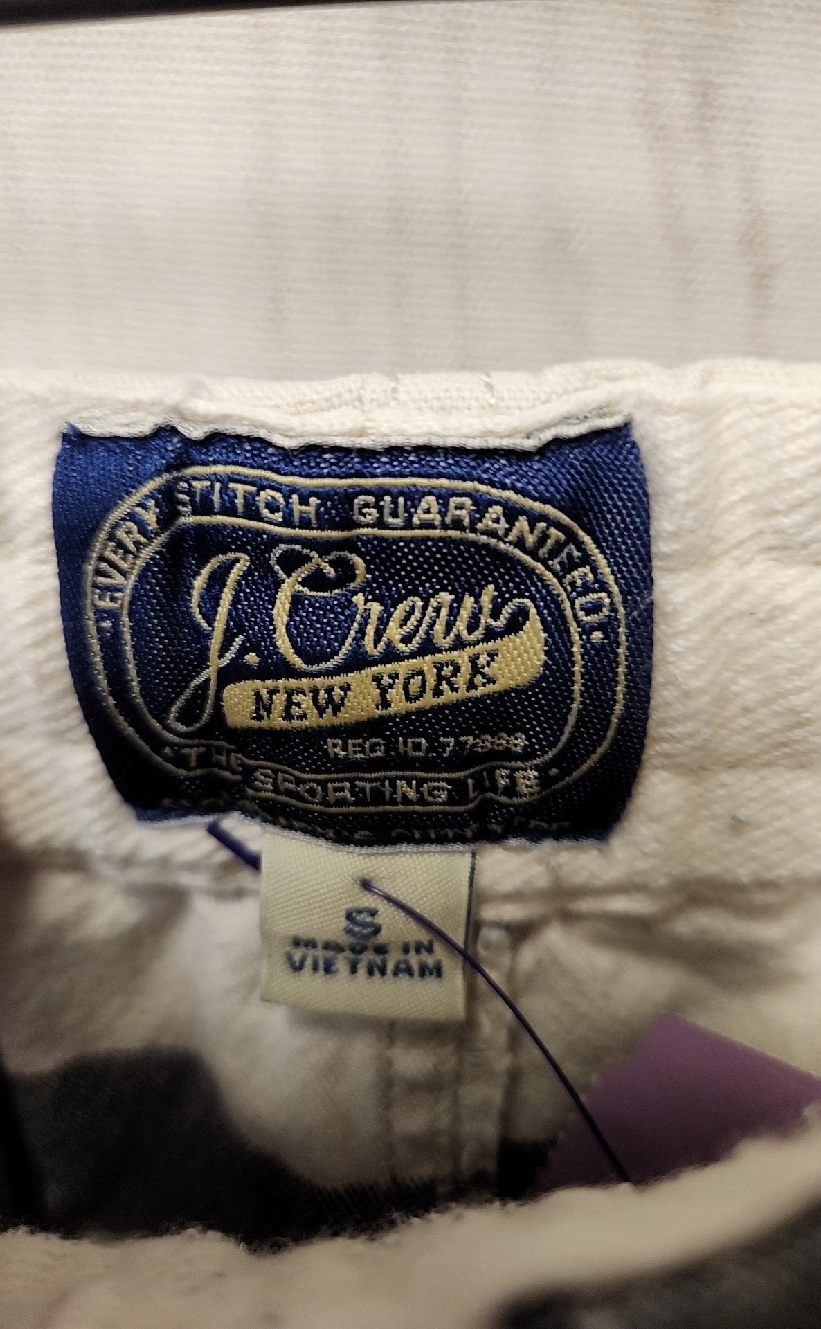 J Crew Men's Size S White & Blue Shorts