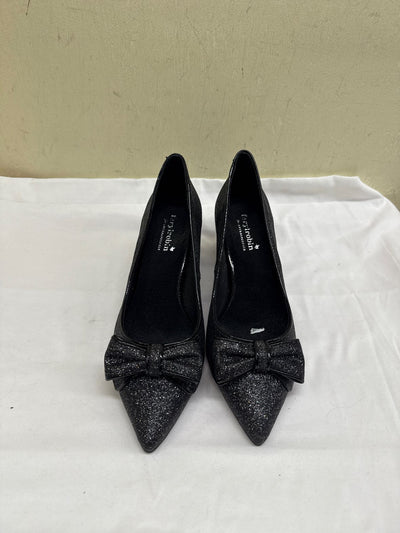 Fary L Robin for Anthropologie Women's Size 39 = 8-1/2 Black Pumps