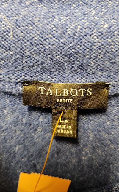 Talbots Women's Size L Petite Blue Sweater