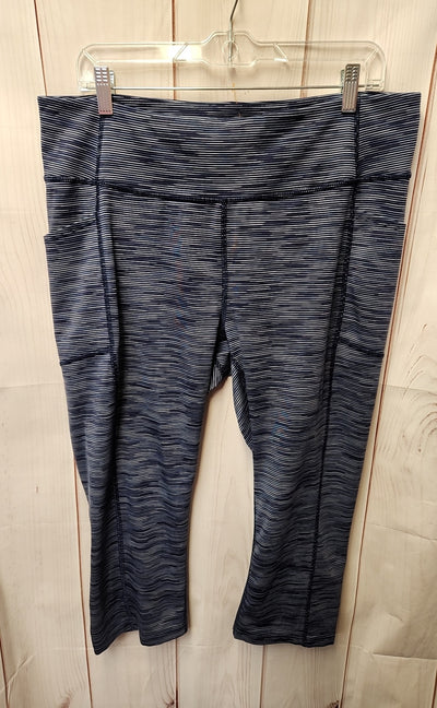 Tek Gear Women's Size 1X Blue Leggings