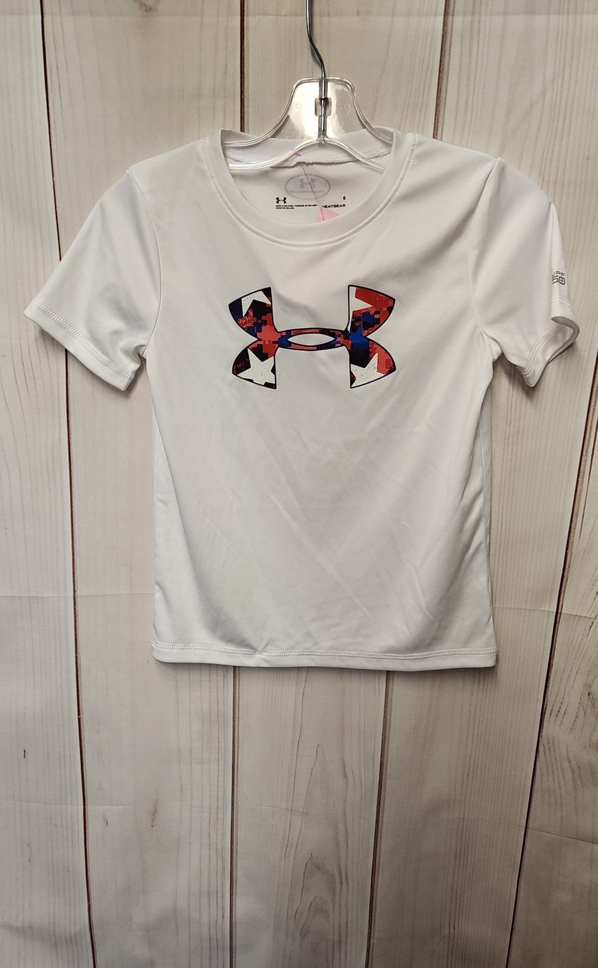 Under Armour Boy's Size 6 White Shirt