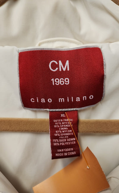 CM 1969 Ciao Milano Women's Size XL White Vest