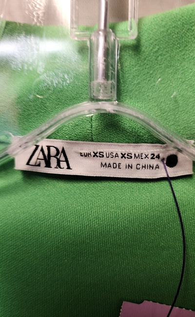 Zara Women's Size XS Green Dress