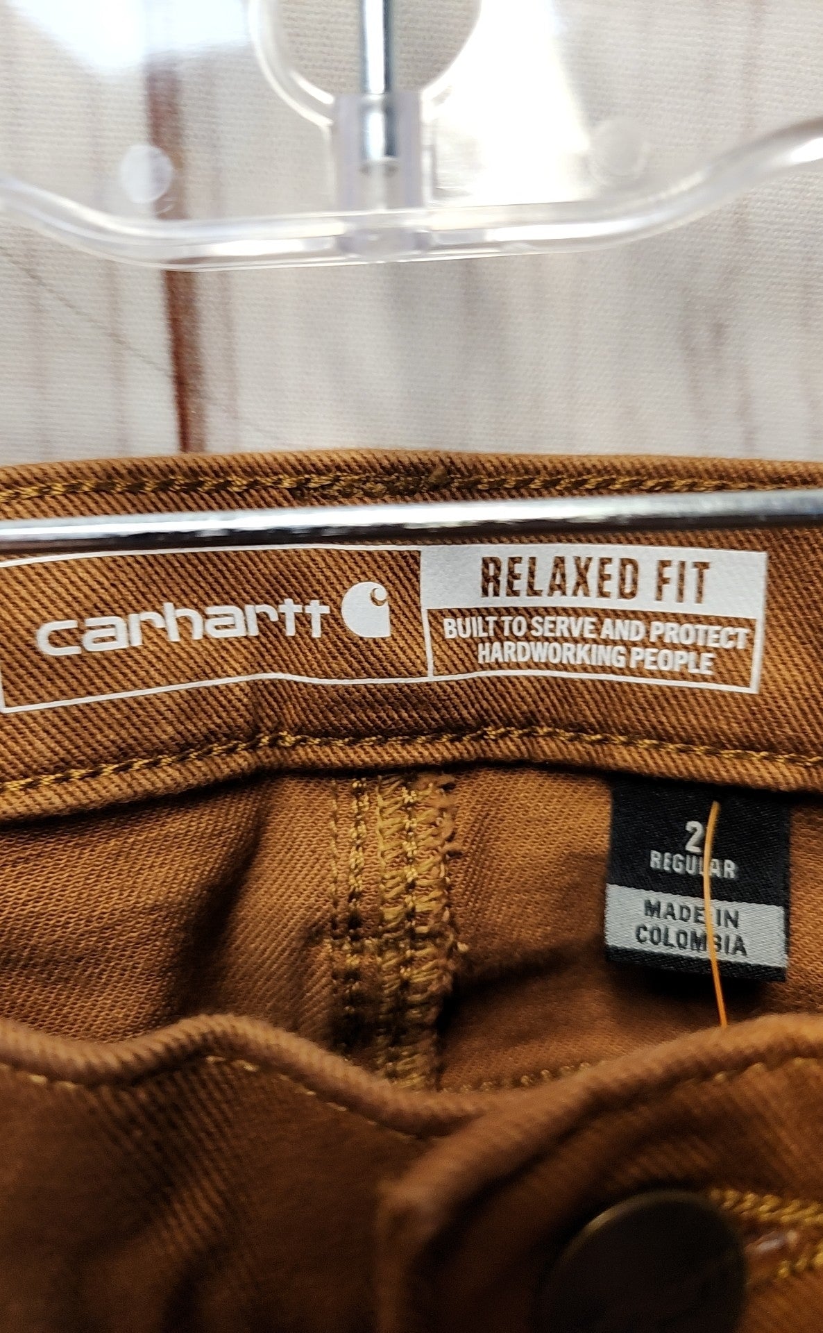 Carhartt Women's Size 26 (1-2) Brown Jeans