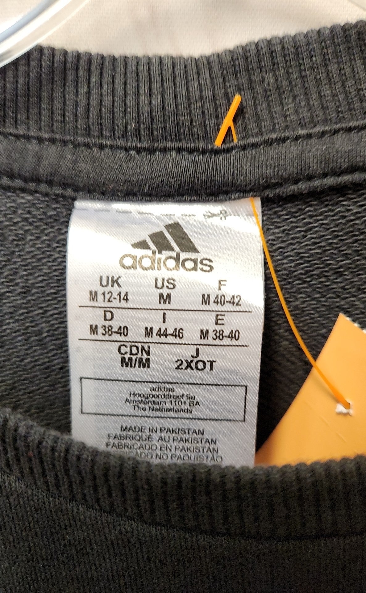 Adidas Girl's Size 10/12 Black Sweatshirt