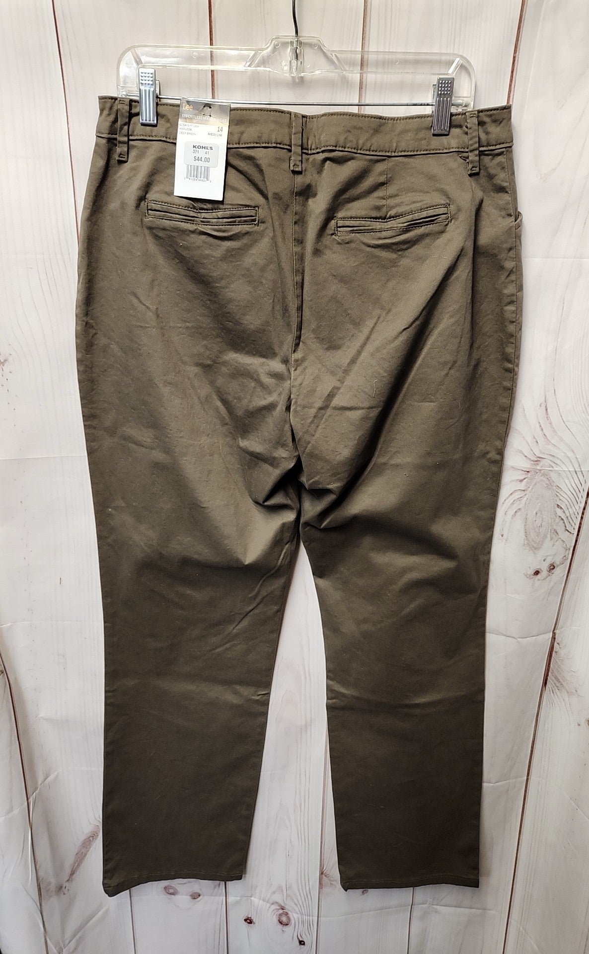 NWT Lee Women's Size 14 Brown Pants Straight Leg