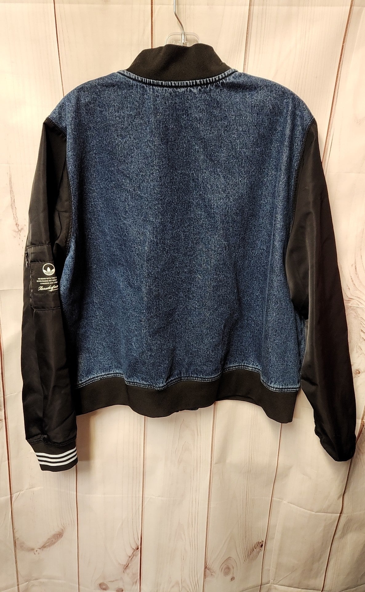 Adidas Women's Size L Black & Blue Jacket