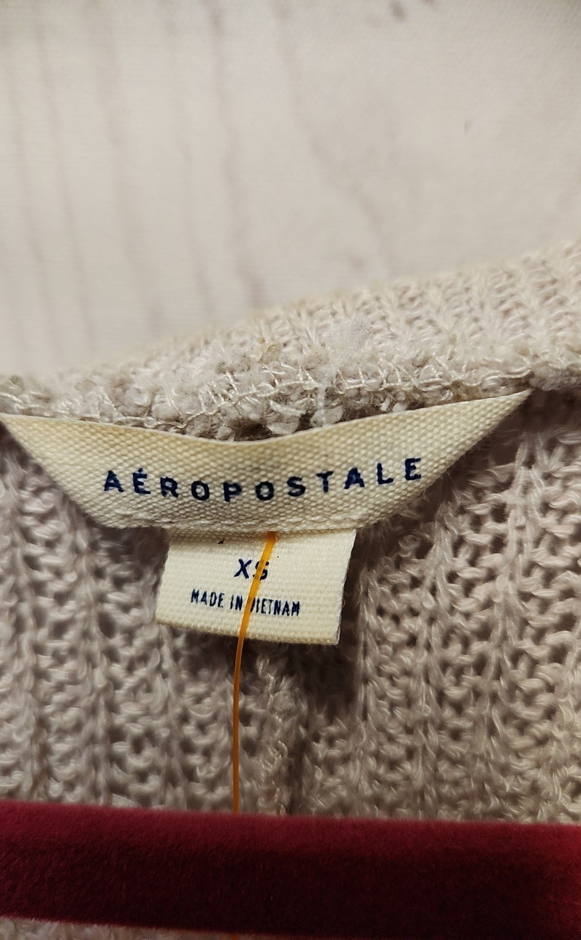 Aeropostale Women's Size XS Beige Cardigan