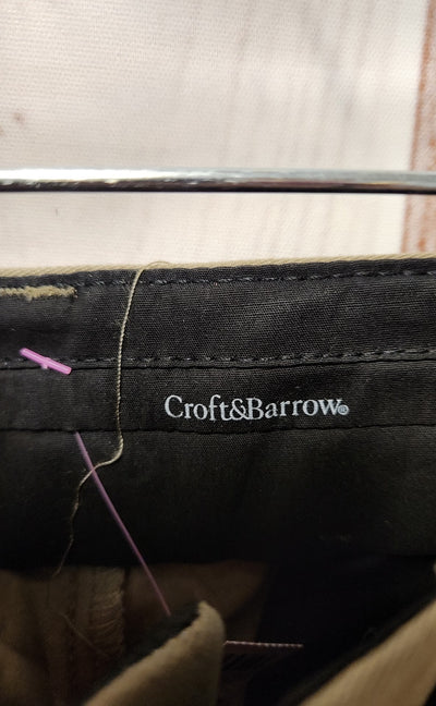 NWT Croft & Barrow Men's Size 36x29 Brown Pants