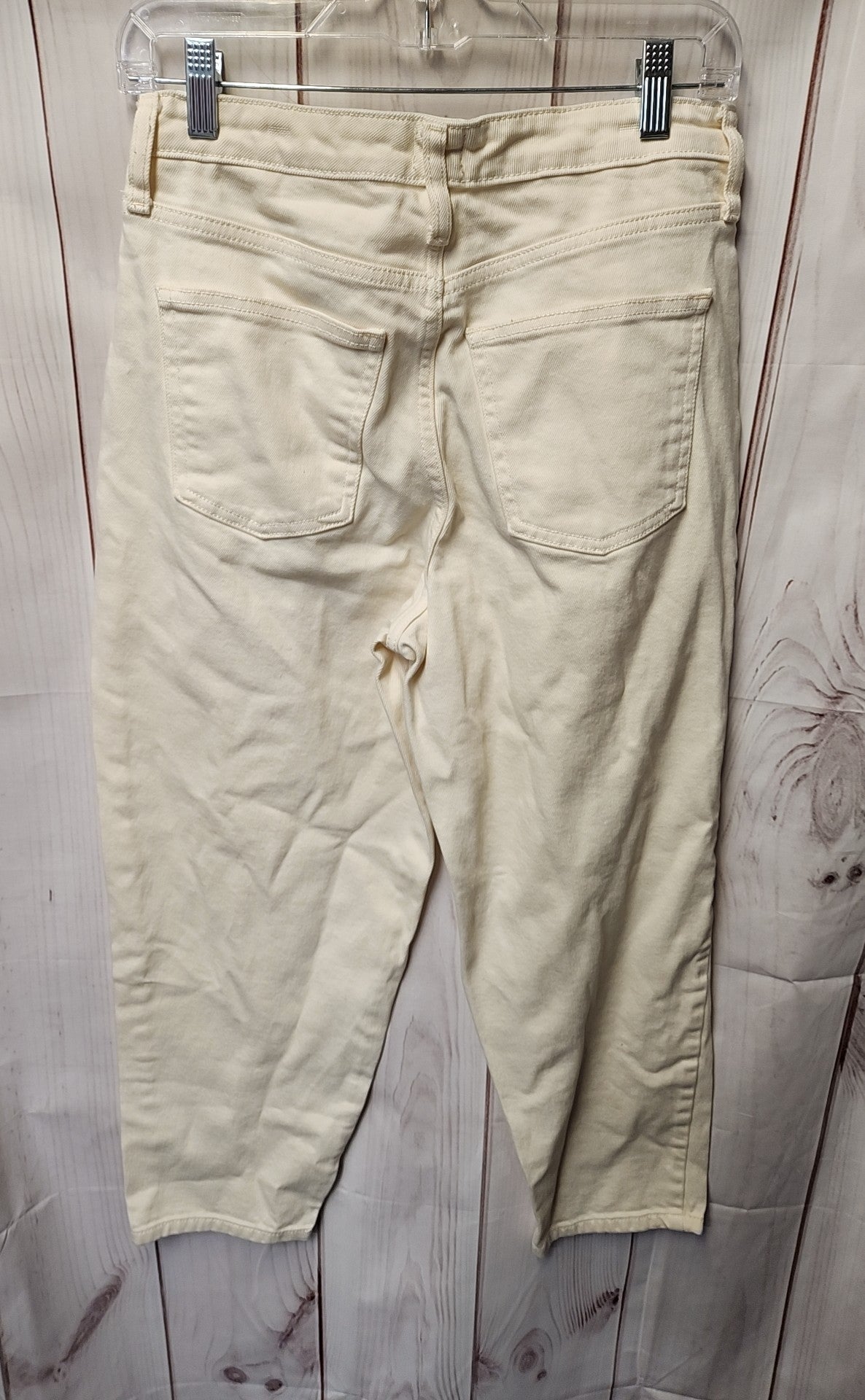 A New Day Women's Size 27 (3-4) Cream Jeans