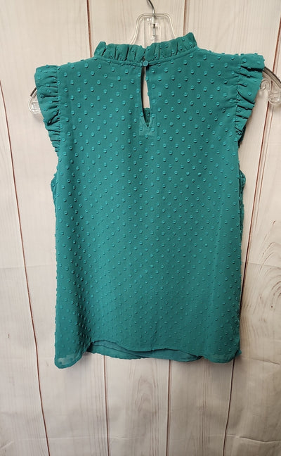 J Crew Women's Size XXS Green Sleeveless Top