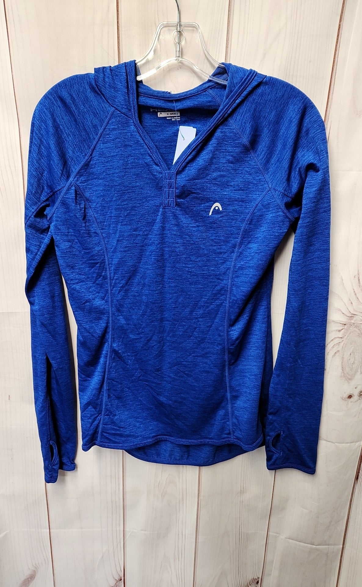Head Women's Size XS Blue Long Sleeve Top