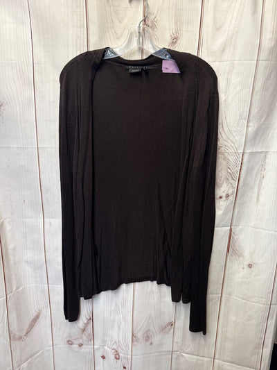 Parallel Women's Size XL Brown Cardigan