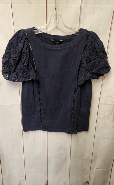 Banana Republic Women's Size XS Navy Short Sleeve Top