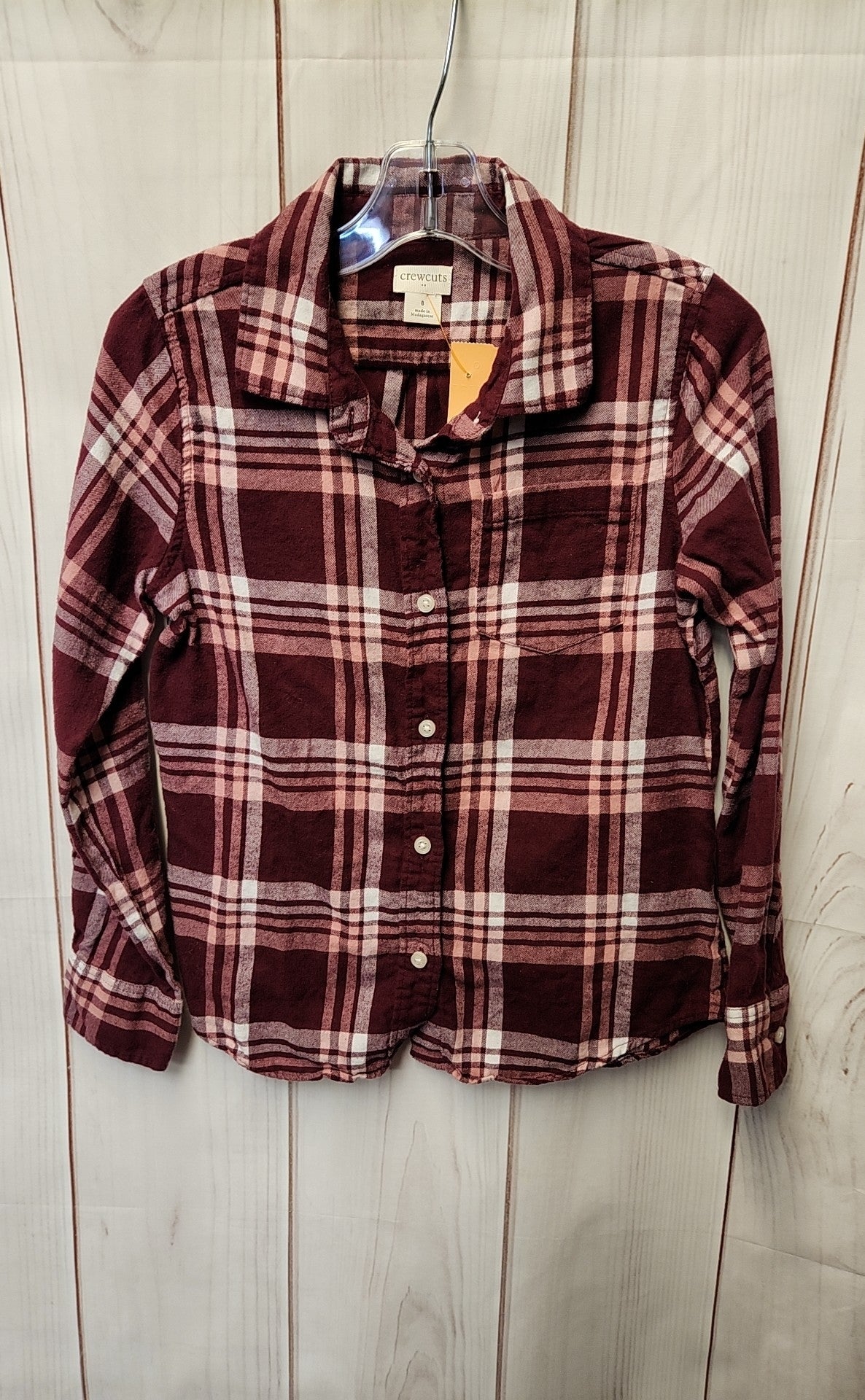 Crewcuts Girl's Size 8 Pink Shirt