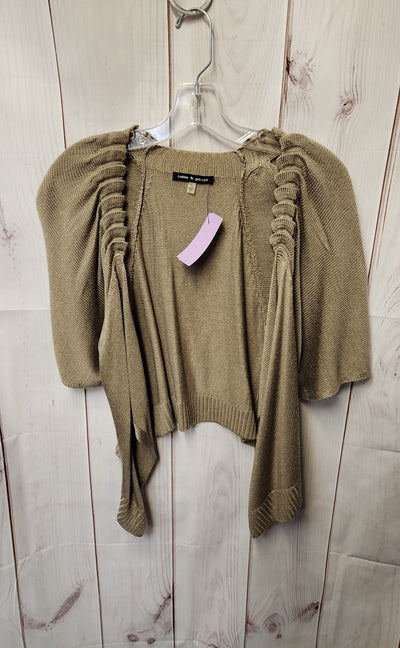 Cable & Gauge Women's Size S Tan Cardigan