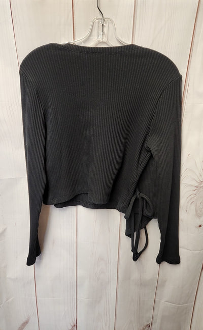 Levis Women's Size L Black Long Sleeve Top
