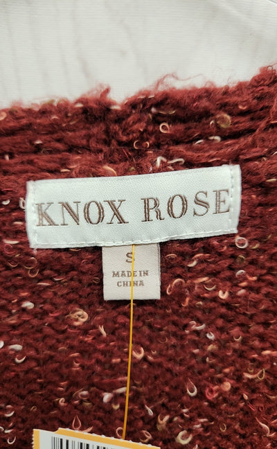 Knox Rose Women's Size S Red Cardigan