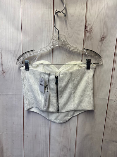 NWT Express Women's Size S White Sleeveless Top