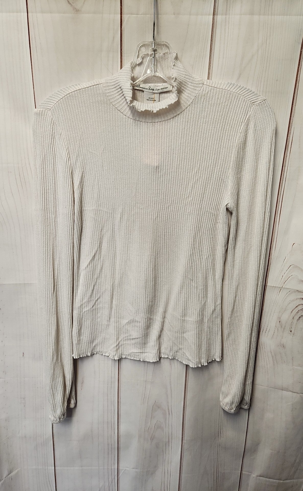 American Rag Women's Size S White Long Sleeve Top