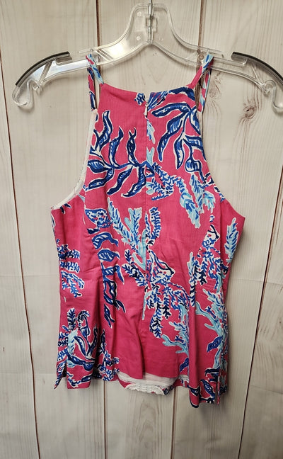 Lilly Pulitzer Women's Size 2 Pink Sleeveless Top