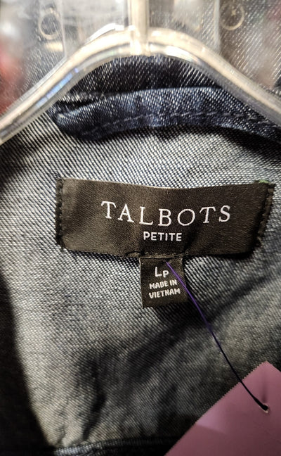 Talbots Women's Size L Petite Blue Jacket