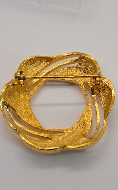 Gold Brooch Pin