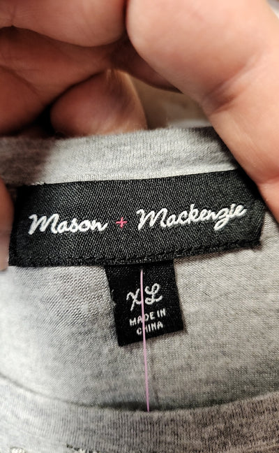 Mason & Mackenzie Women's Size XL Gray Sleeveless Top