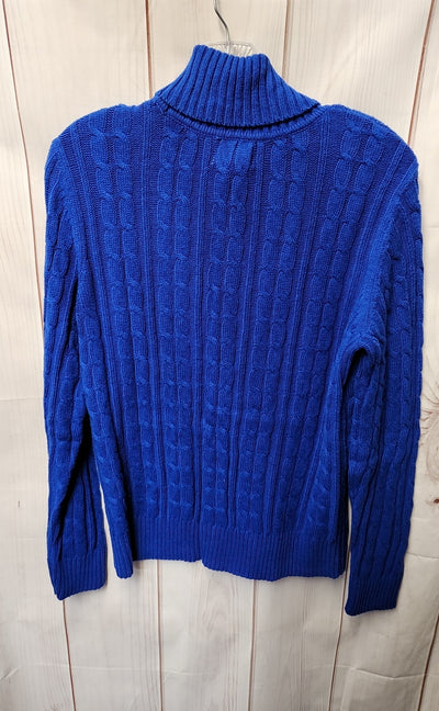 Croft & Barrow Women's Size L Blue Sweater