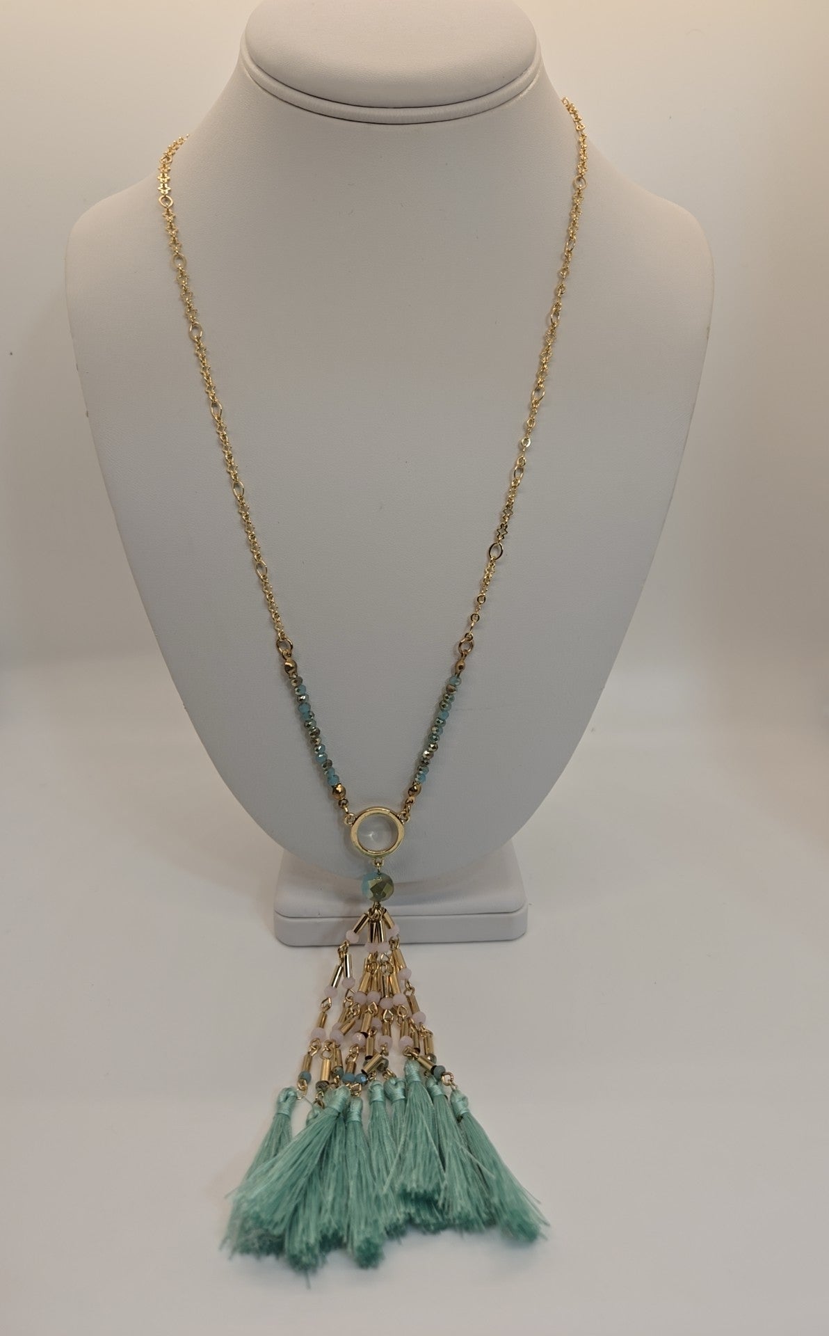 Gold Tassle Necklace