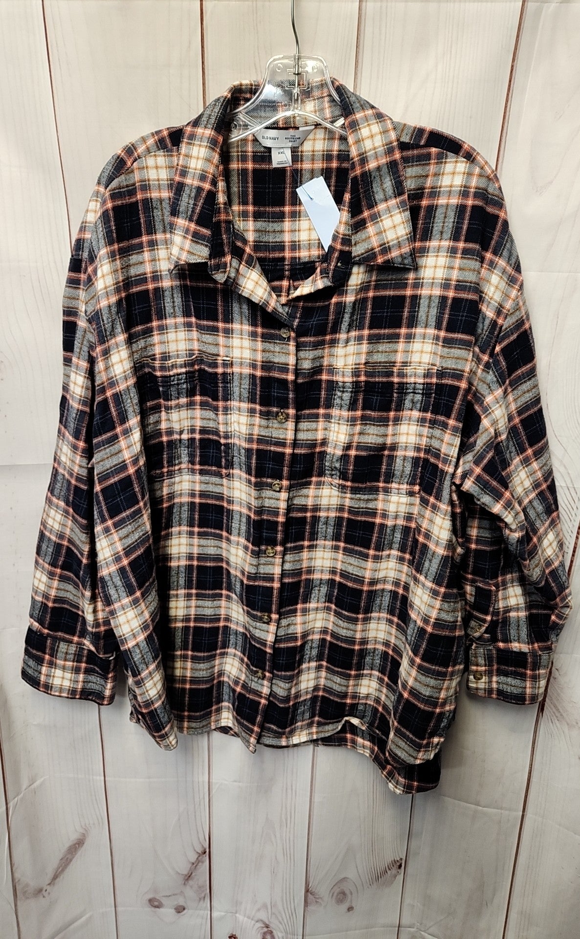 Old Navy Women's Size XXL Navy Long Sleeve Top