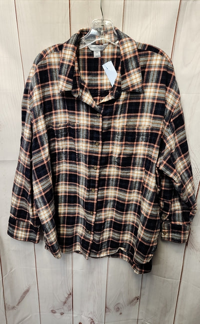 Old Navy Women's Size XXL Navy Long Sleeve Top