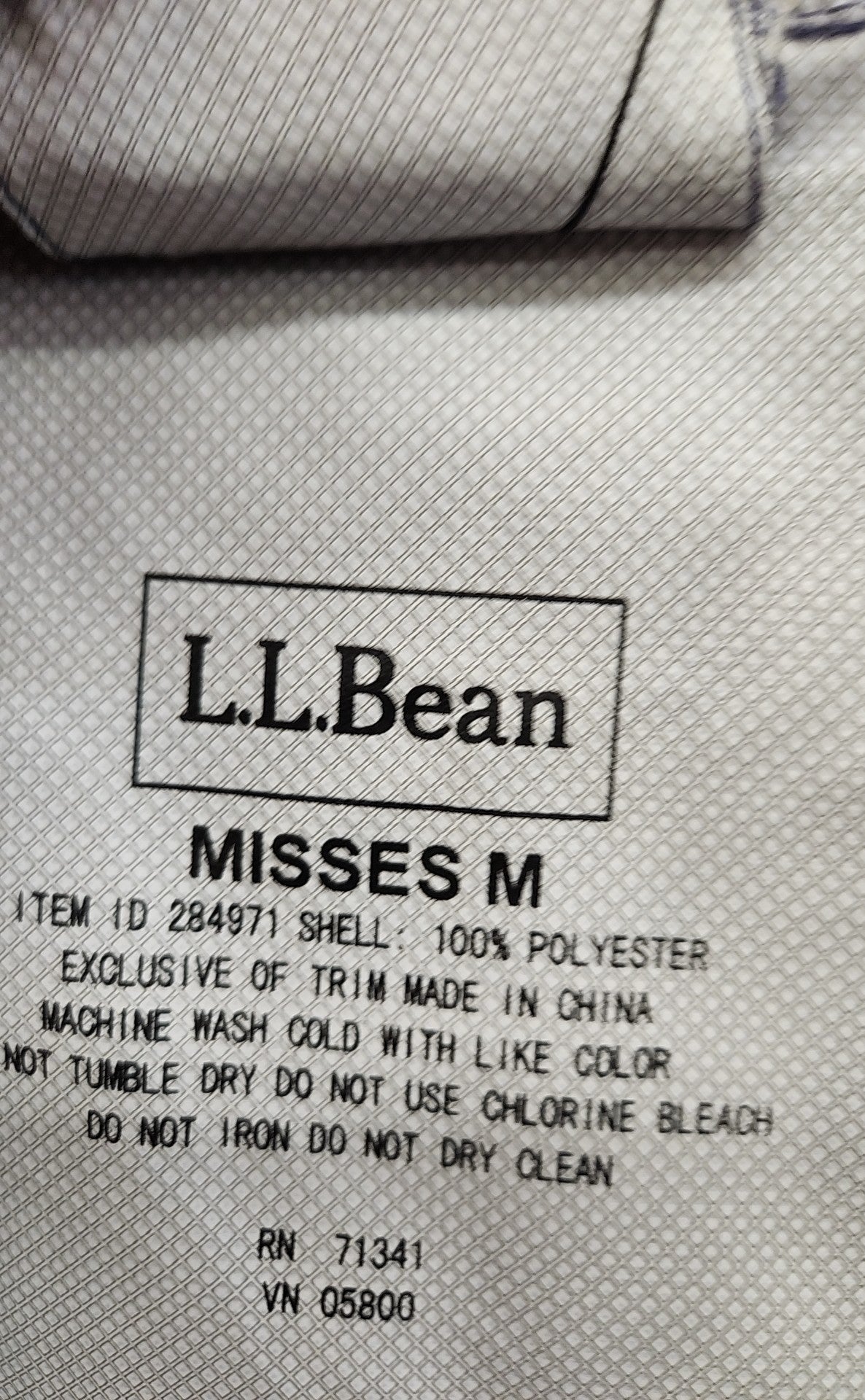LL Bean Women's Size M Navy Raincoat