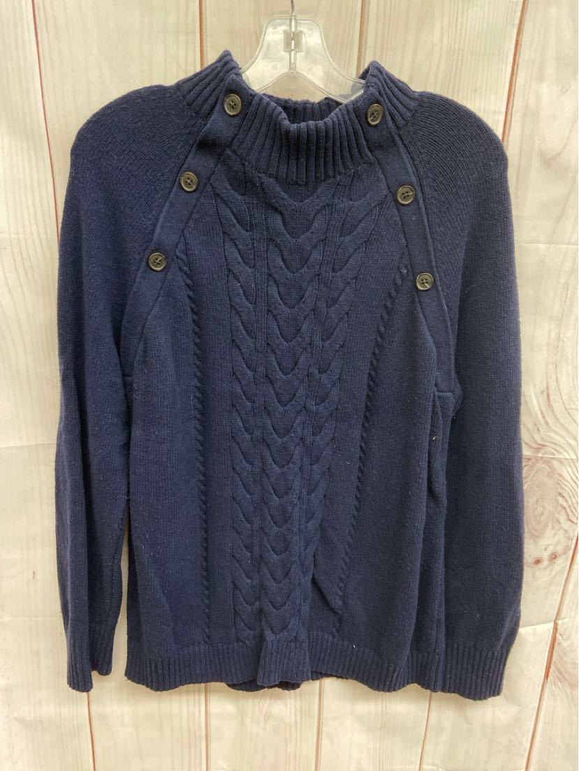 Talbots Women's Size L Navy Sweater